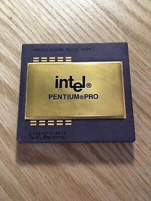 CPU Ceramic Scrap with Gold Pins